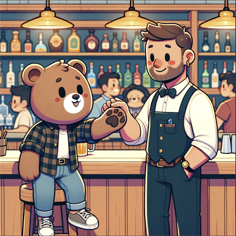tipping at a bar